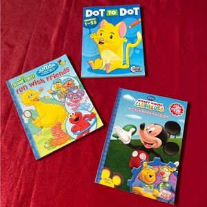 🖍️🖍️🖍️ Three Coloring And Activities Books  🖍️🖍️🖍️